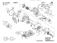 Bosch 0 603 223 307 Pks 54 Circular Hand Saw 230 V / Eu Spare Parts